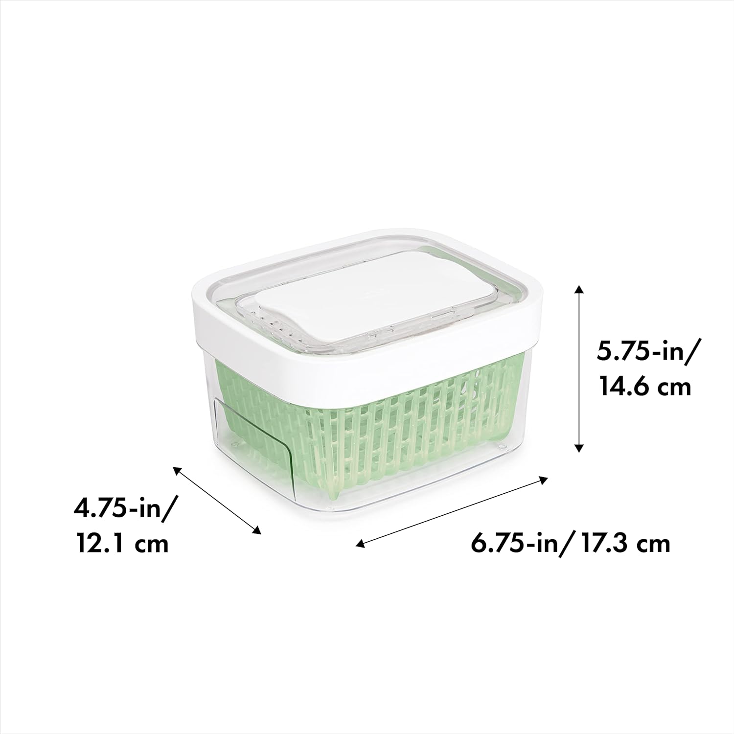 OXO, Good Grips Storage Container, White, 1.6 Quart - Image 4