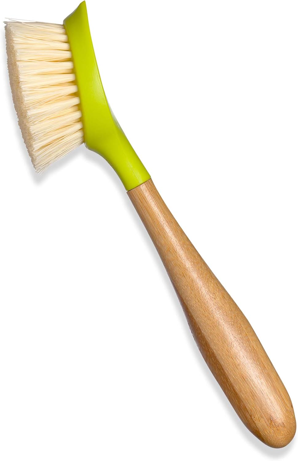 Full Circle Daily Dish Brush-Bamboo Handle Dish Brush–Sustainable Kitchen Cleaning with Tough Bristles-Natural Dish Scrubber, Nonstick & Cast Iron Cleaner-Long Handle Brush for Dishes, Pots, and Pans - Image 3