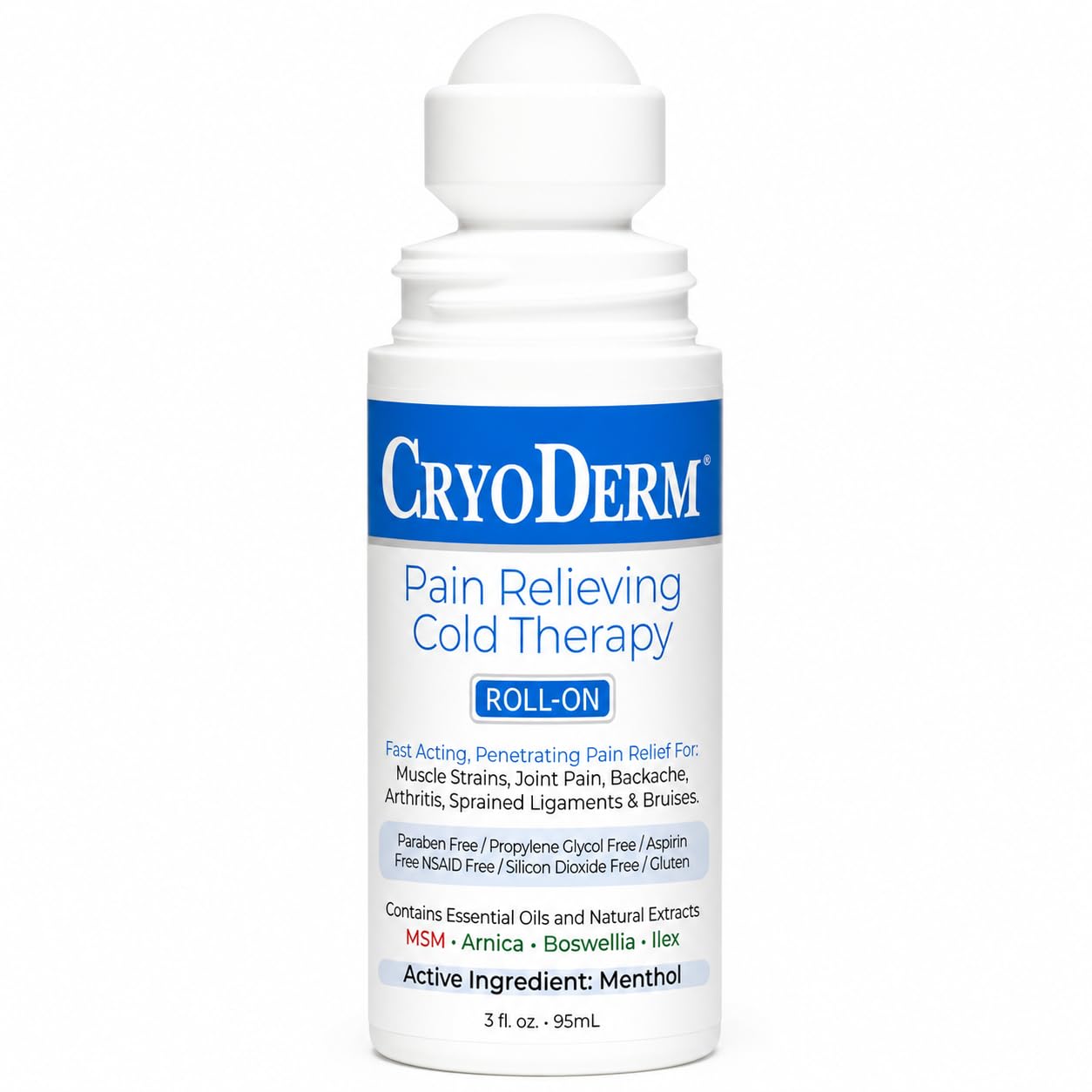 Cryoderm Cold Roll-On 3oz - Image 2