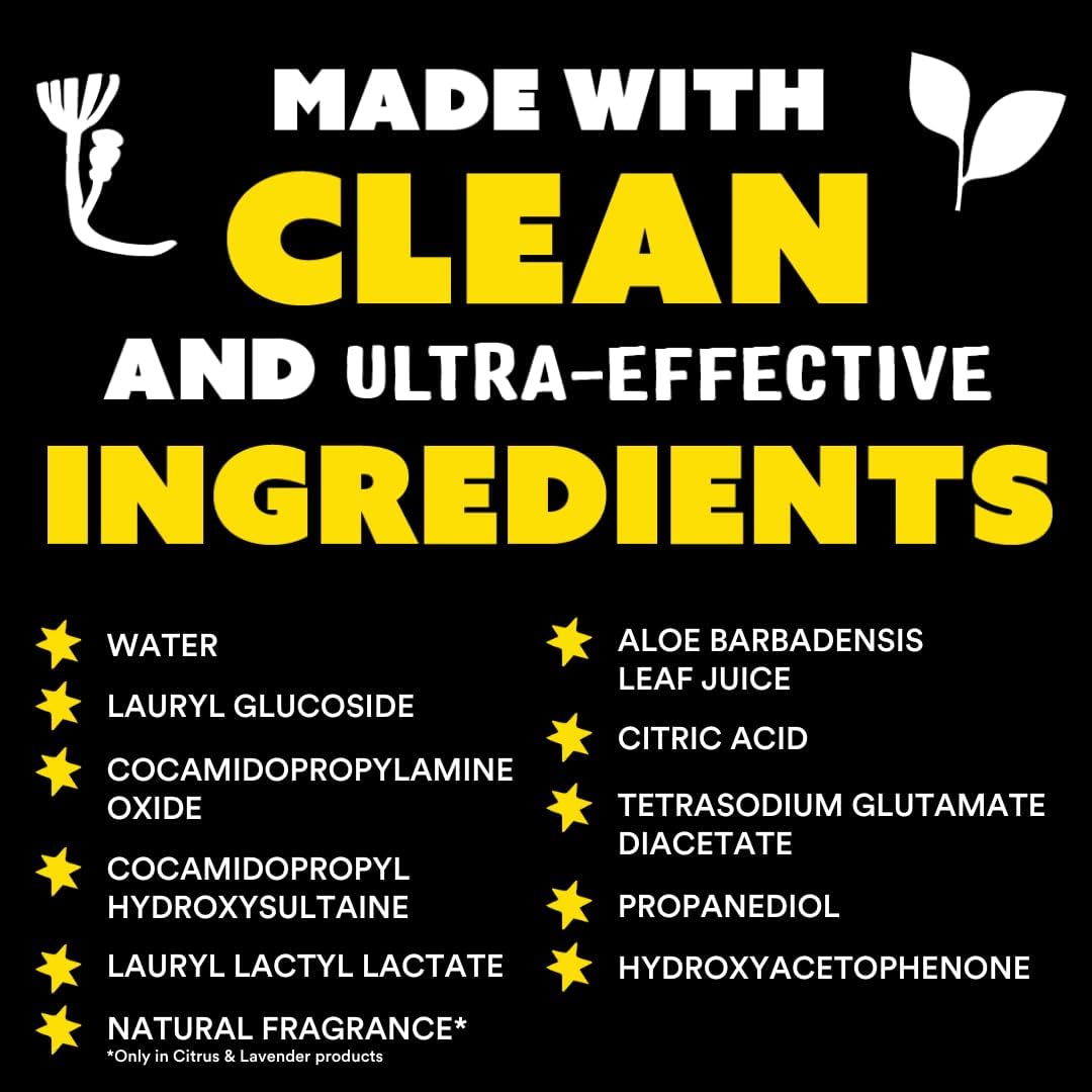 Molly's Suds Liquid Dish Soap | Clean, Simple Ingredients | Extra Scrubbing Power | Unscented, 24 oz - 2 Pack - Image 5