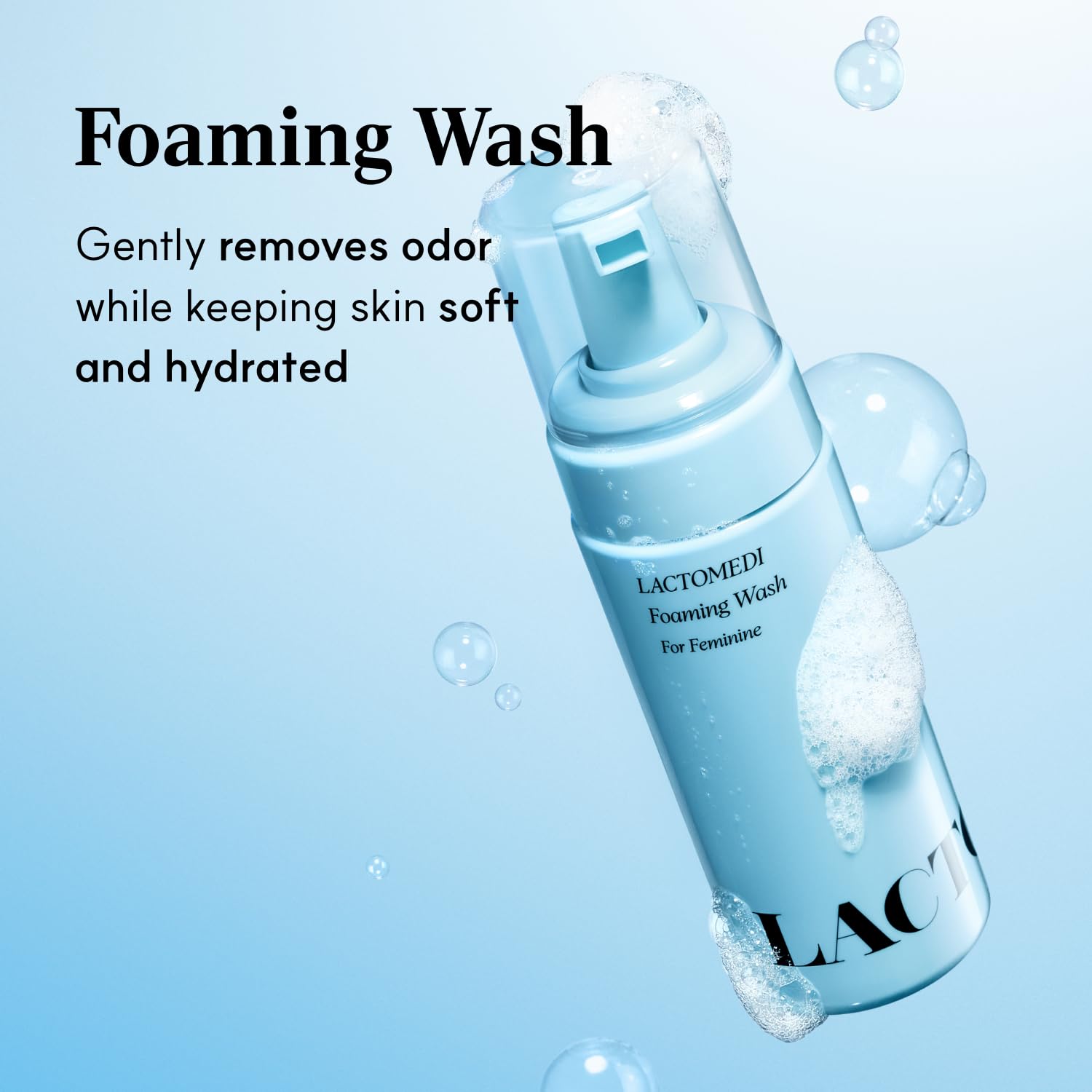LACTOMEDI Feminine Foaming Wash | Gentle Foam Cleanser for Intimate Hygiene | pH-Balanced Formula for Sensitive Skin | Yeast infection treatment | EWG Green Certification | 5.07 fl oz. - Image 3
