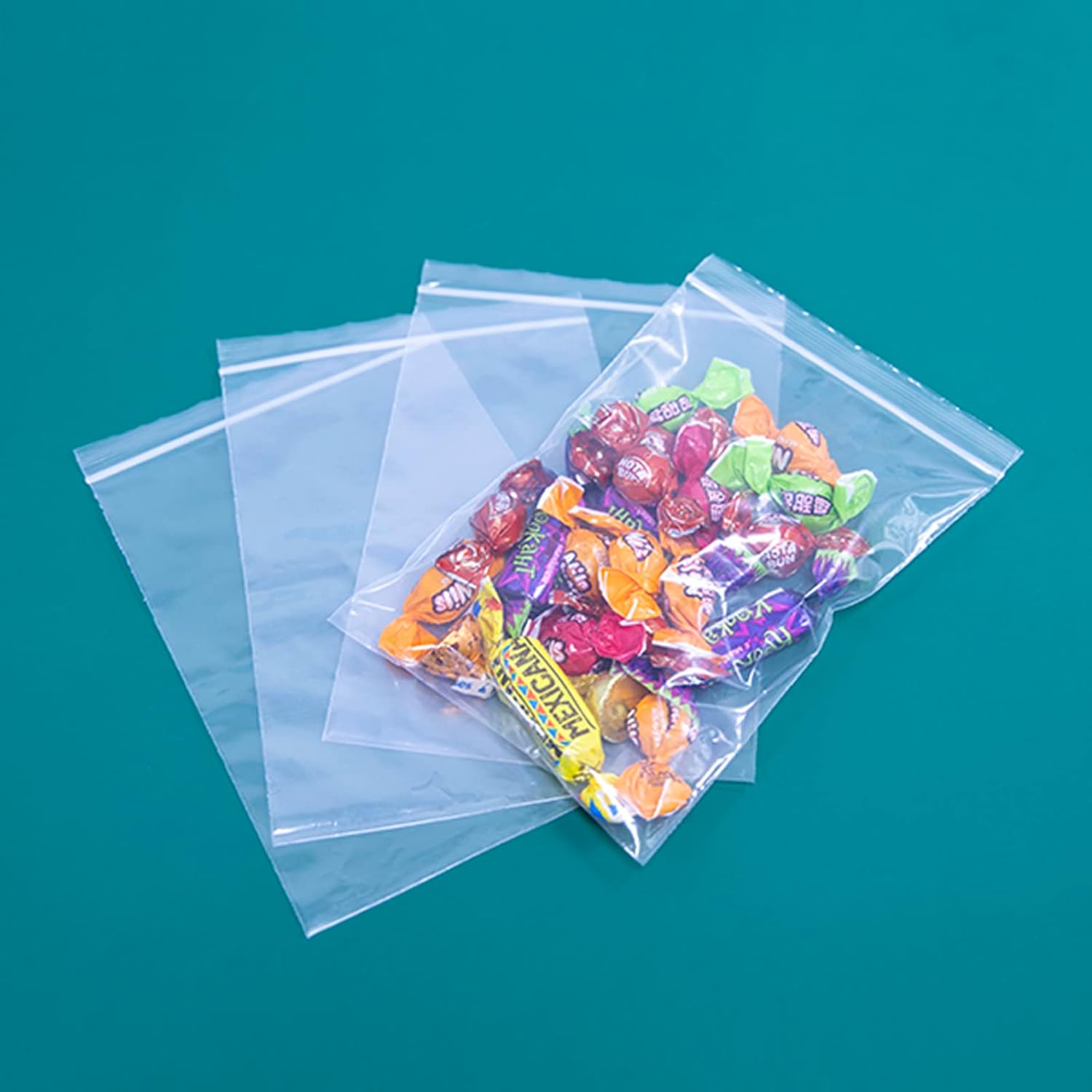 iMailer - 200 Count - 5" x 7" Small Zip Bags - Clear Reclosable Zip Plastic Poly Bags 2 Mil with Lock Seal Zipper for A2 A4 A6 Cards & Envelopes, Bakery, Cookies, Treats - Image 5