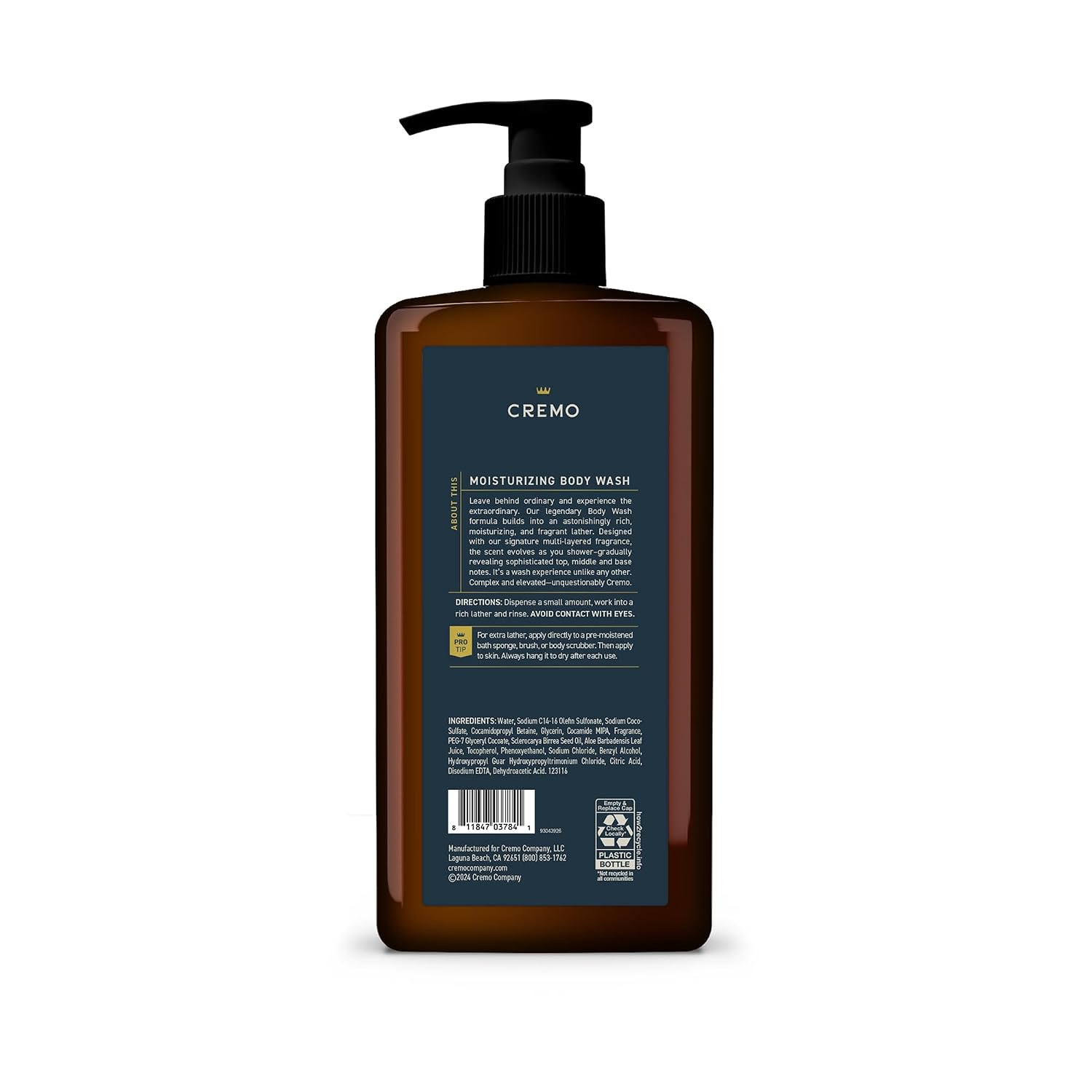 Cremo Rich-Lathering Palo Santo Body Wash for Men, 32 Fl Oz - Image 8