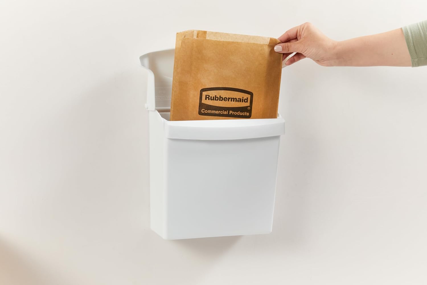 Rubbermaid Commercial Products Feminine Hygiene Sanitary Bin Bags, 50 Bags/Bundle, Durable, Disposable, for Restrooms in Restaurants/Hotels/Schools/Airports/Offices - Image 5