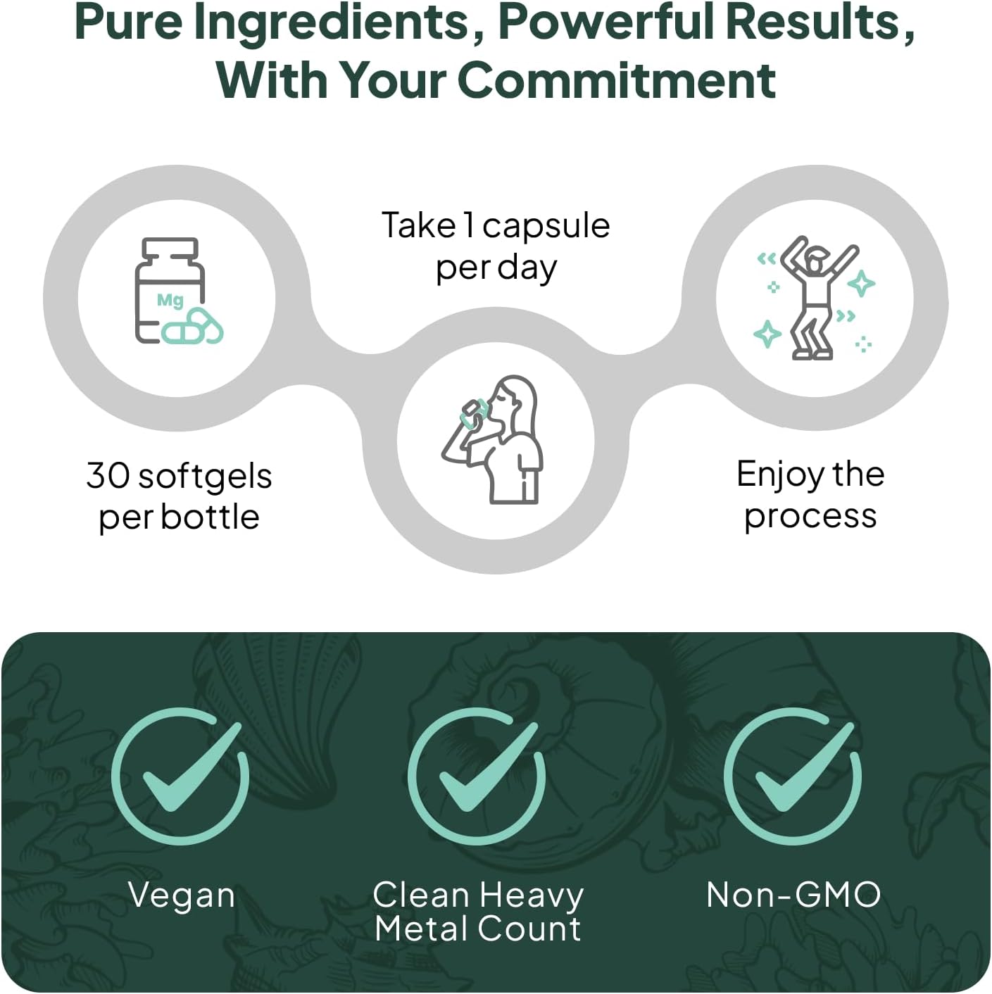 Organics Ocean Better D3 + K2-100% Organic VIT D3 and K2 Supplements with Maximum Bioavailability - Supports Bone Density, Calcium Balance, Immunity & Mood - 1-Pack, 30-Day Supply - Image 7