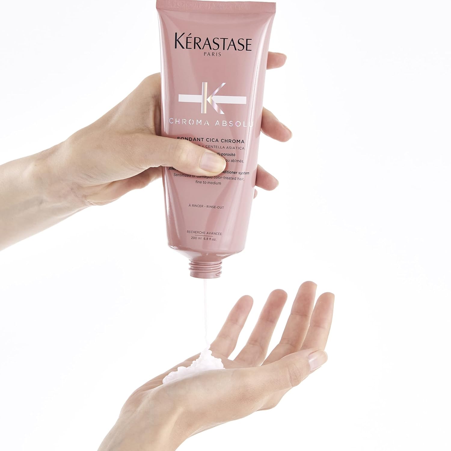 Kerastase Chroma Absolu Cica Chroma Strengthening Conditioner For Sensitive or Damaged Hair - Anti-Porosity, Improves Hair Health and Preserves Color Vibrancy With Lactic Acid - Image 10