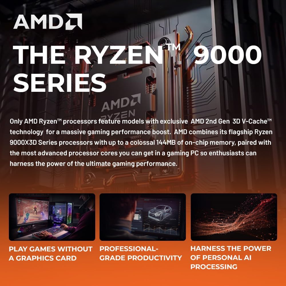 Skytech Gaming King 95 Desktop PC, Ryzen 7 9800X3D 4.7 GHz (5.2 GHz), NVIDIA RTX 5070 Ti 16GB, 1TB Gen4 NVMe SSD, 32GB DDR5 RAM 5600 RGB, 850W Gold ATX 3 PSU, 360mm ARGB AIO, Wi-Fi, Win 11 - Image 10