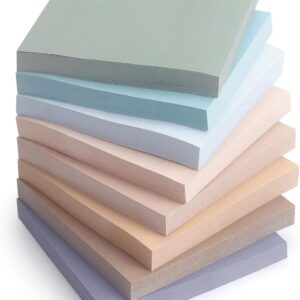 Vintage Colors Sticky Notes 3×3 inch, 8 Pads, Self-Stick Note Pads, Super Sticky Self-Adhesive Sticky Notes, 8 Pads/Pack, 80 Sheets/Pad