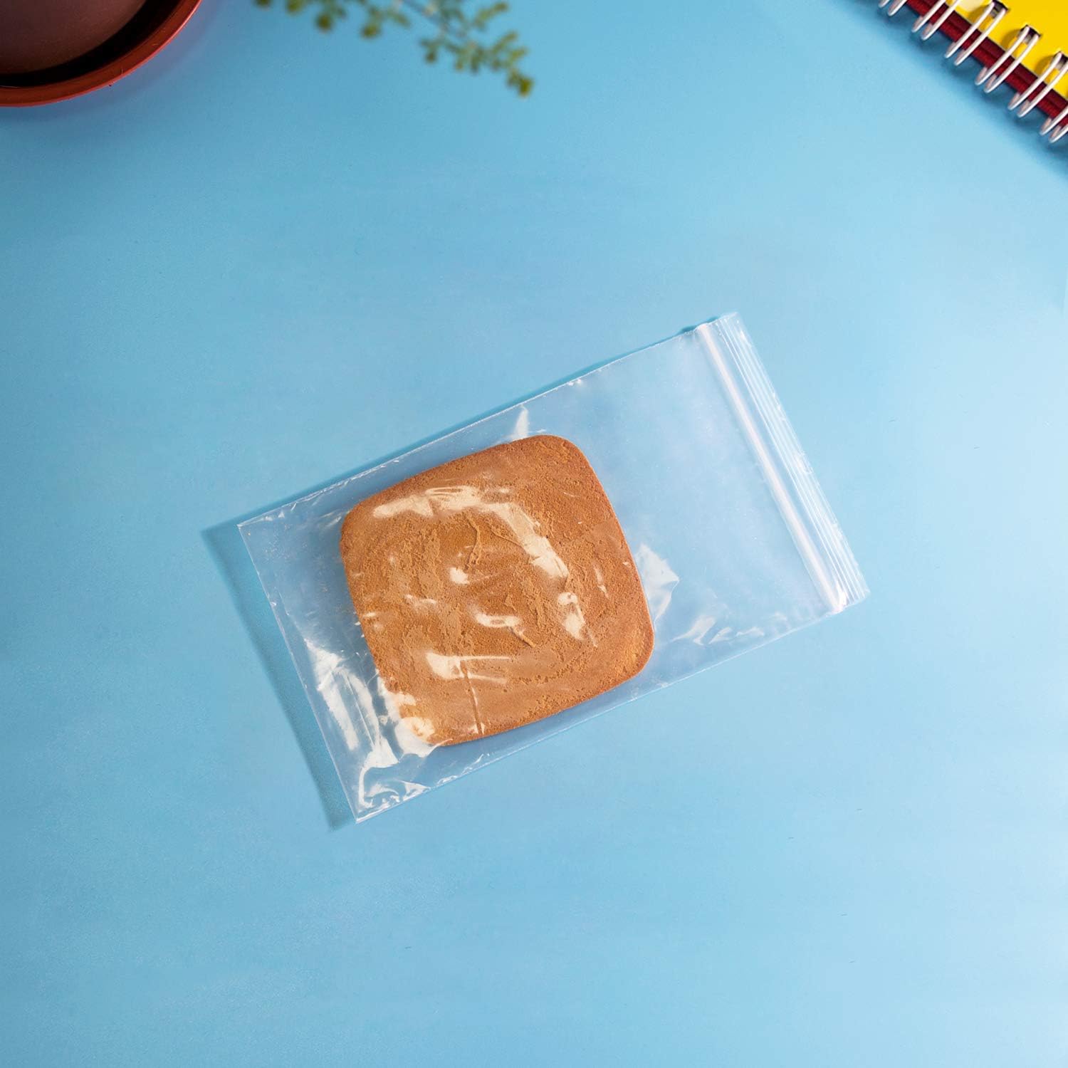 iMailer - 200 Count - 5" x 7" Small Zip Bags - Clear Reclosable Zip Plastic Poly Bags 2 Mil with Lock Seal Zipper for A2 A4 A6 Cards & Envelopes, Bakery, Cookies, Treats - Image 4