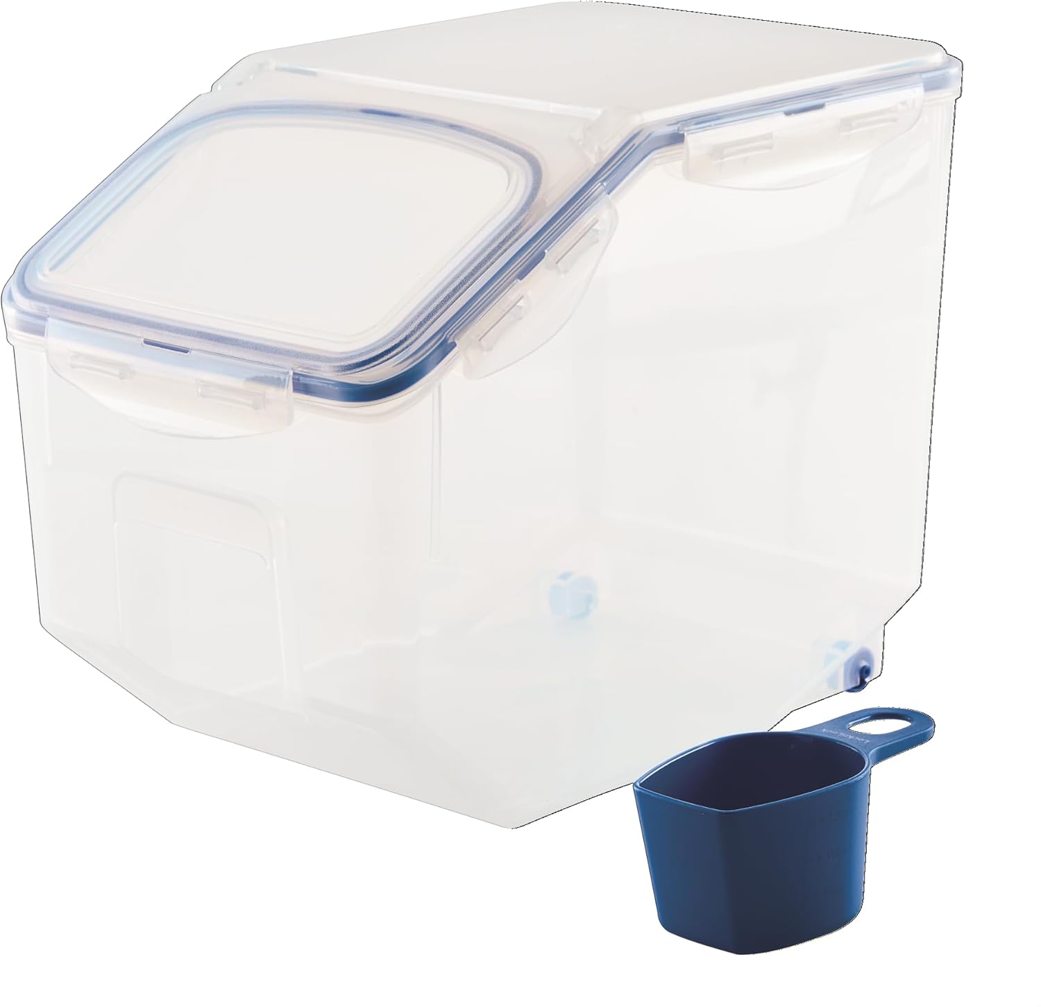 Lock & Lock Bulk Storage Bins Food Storage Container with Wheels (50.72-Cup) - Image 2