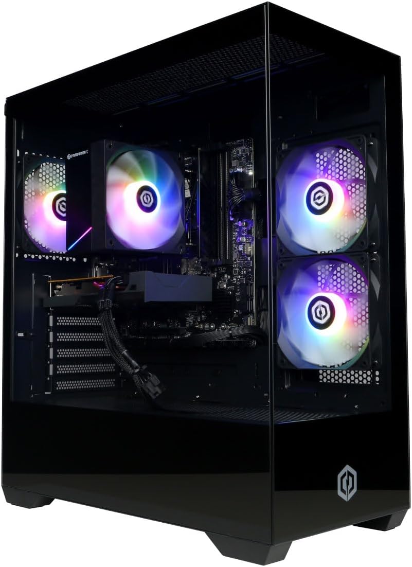 CyberPowerPC Gamer Master Gaming PC, AMD Ryzen 5 5500 3.6GHz, Radeon RX 6500 XT 4GB, 8GB DDR4, 500GB PCIe 4.0 SSD, WiFi Ready & Windows 11 Home (GMA3100A3) - Image 10