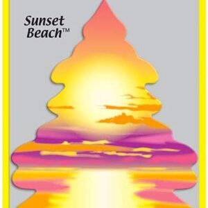 Little Trees Car Air Freshener 6-Pack (Sunset Beach)