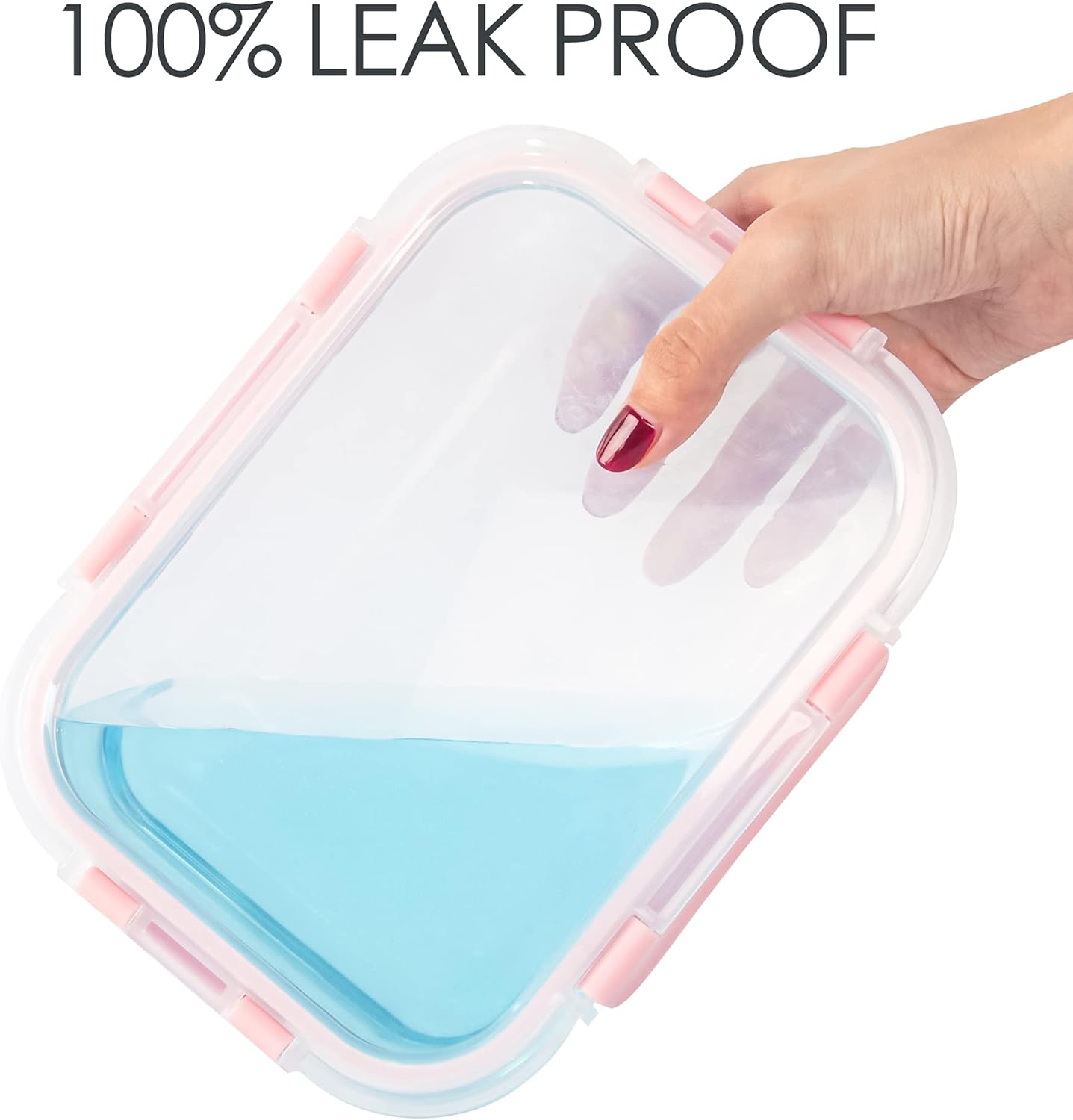 10 Pack Glass Food Storage Containers, Glass Meal Prep Containers with Lids Leak Proof, Microwave & Freezer Safe (34oz & 12oz) - Image 5