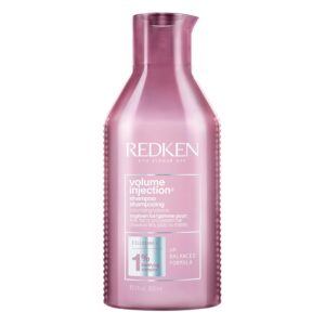Redken Volume Injection Shampoo For Fine Hair – Adds Lift & Body, Volumizing & Detangling Without Weighing Down, Paraben Free