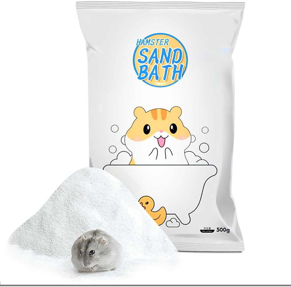 Hamster Bath Sand,SilicaSand,Sand Hamsters Bedding,Dust Free Sand for Hamster Mice and Small Animals (1.1, Pounds) - Image 7