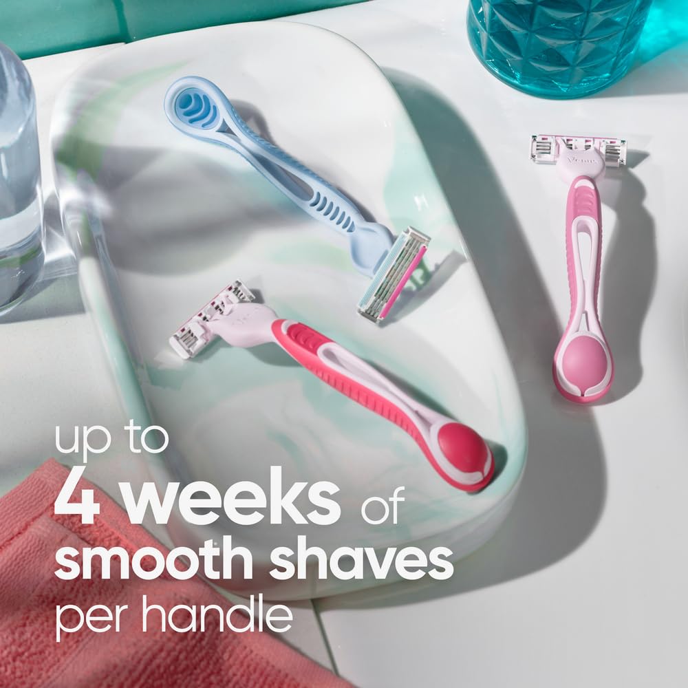 Gillette Venus Simply3 Women's Disposable Razors, 4 Count, 1 Pack - Image 7