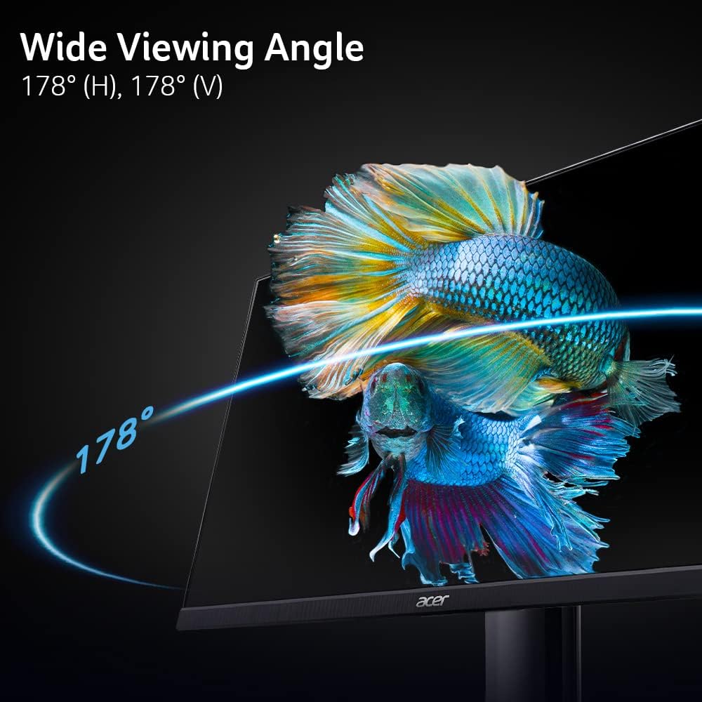 Acer 27 Inch Monitor- KB272-27 Inch FHD IPS (1920 x 1080) Display, Up to 120Hz Refresh Rate, 99% sRGB, Tilt, Adaptive-Sync Support (FreeSync Compatible) 1ms (VRB), sRGB 99% Color, HDMI & VGA Ports - Image 8