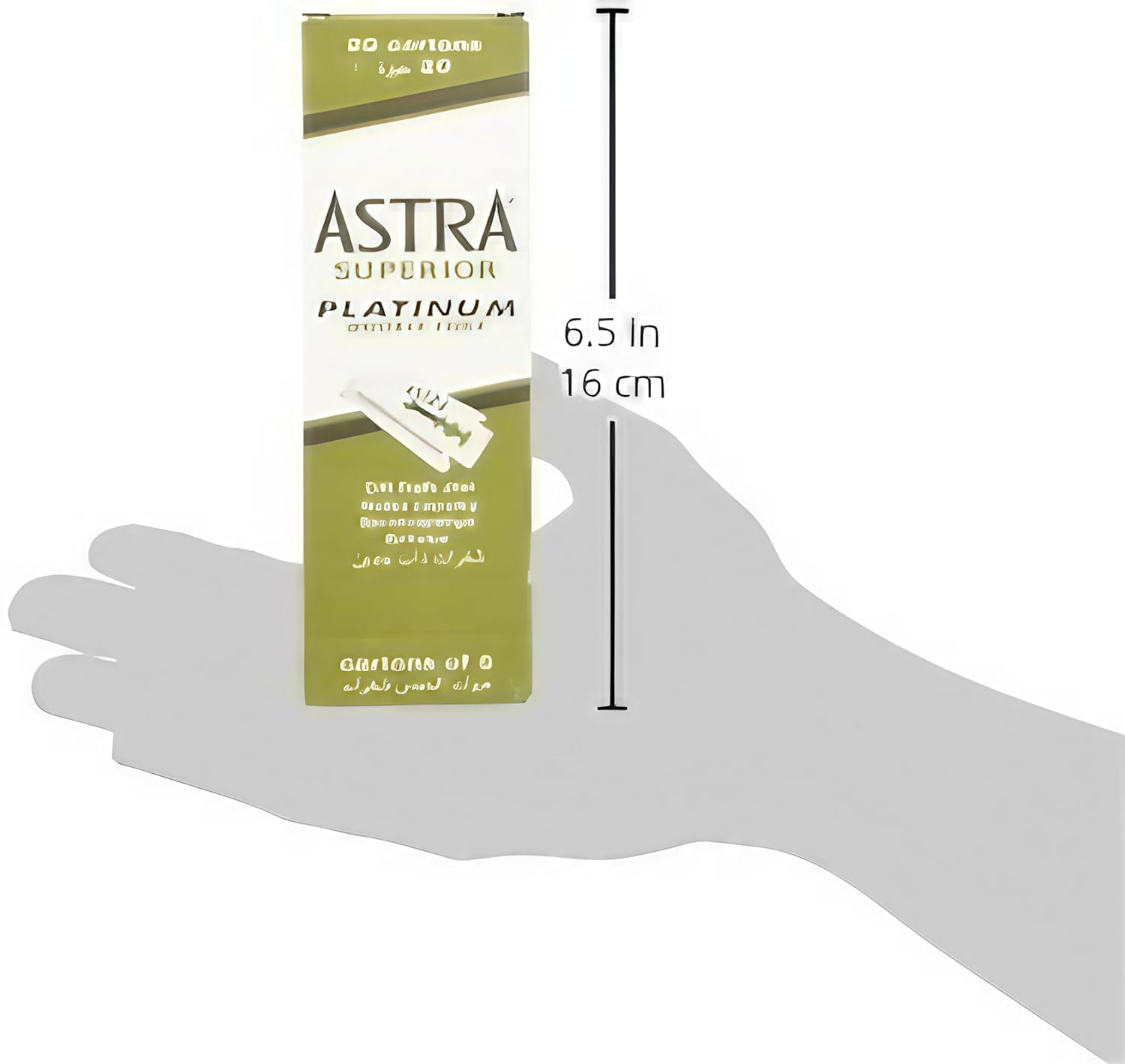 Astra Platinum Double Edge Safety Razor Blades,100 Blades (20 x 5) - Image 5