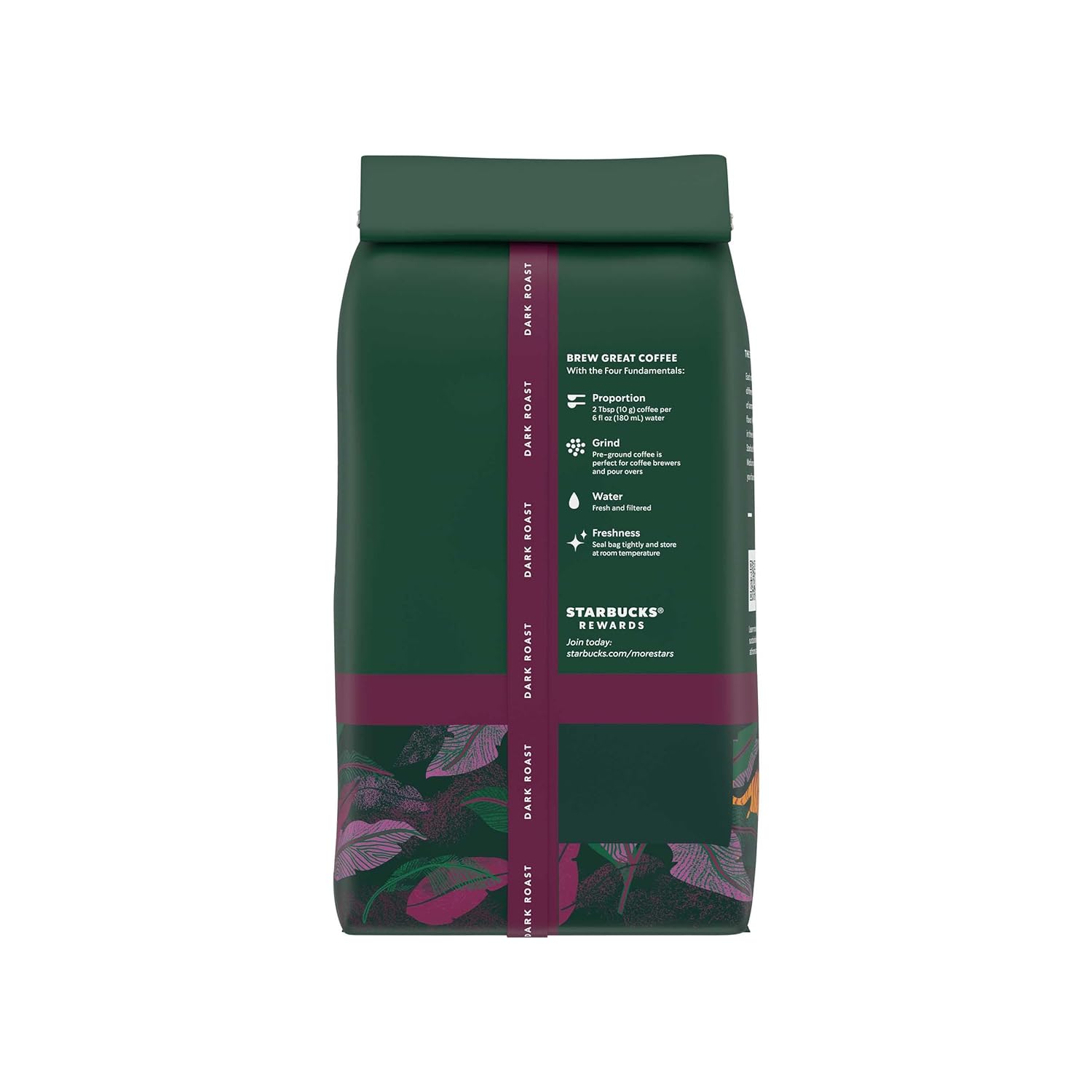 Starbucks Ground Coffee, Dark Roast Hot or Iced Coffee, Single-Origin Sumatra, Six 18 oz Bags - Image 11