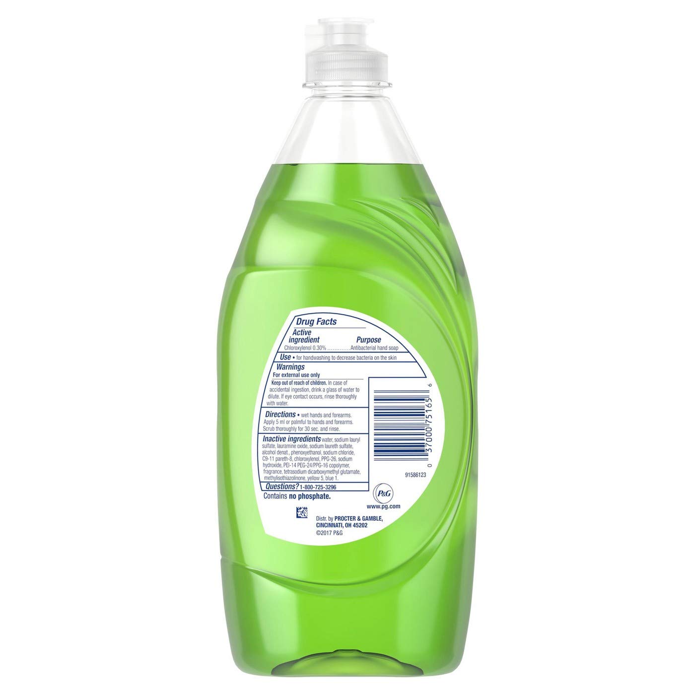 2 Pk. Dawn Ultra Antibacterial Dishwashing Liquid, Apple Blossom 19.4 (38.8 Fl. Oz. Total) - Image 3