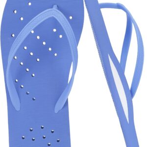 Women’s Quick-Dry Shower Shoes Non-Slip Flip Flops with Arch Support & Drainage Holes for Beach, Pool, Dorm, Bathroom, Spa, Gym & Travel