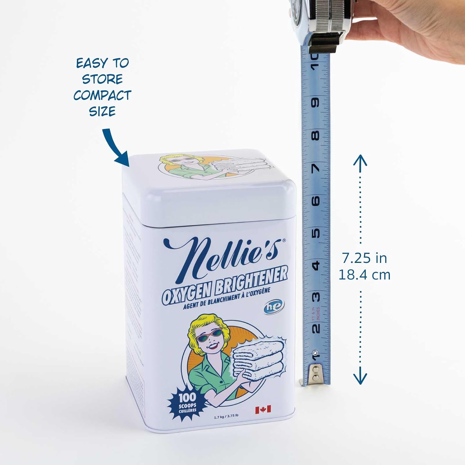 Nellie’s Laundry Soda 125 Loads – Laundry Powder Detergent – 4 Ingredients – No Residue – HE & Septic Safe – Made in Canada - Image 11