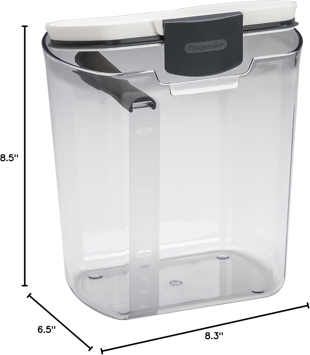 ProKeeper Flour Storage Container, 4-Quart, BPA-Free Plastic, Dishwasher Safe - Image 9