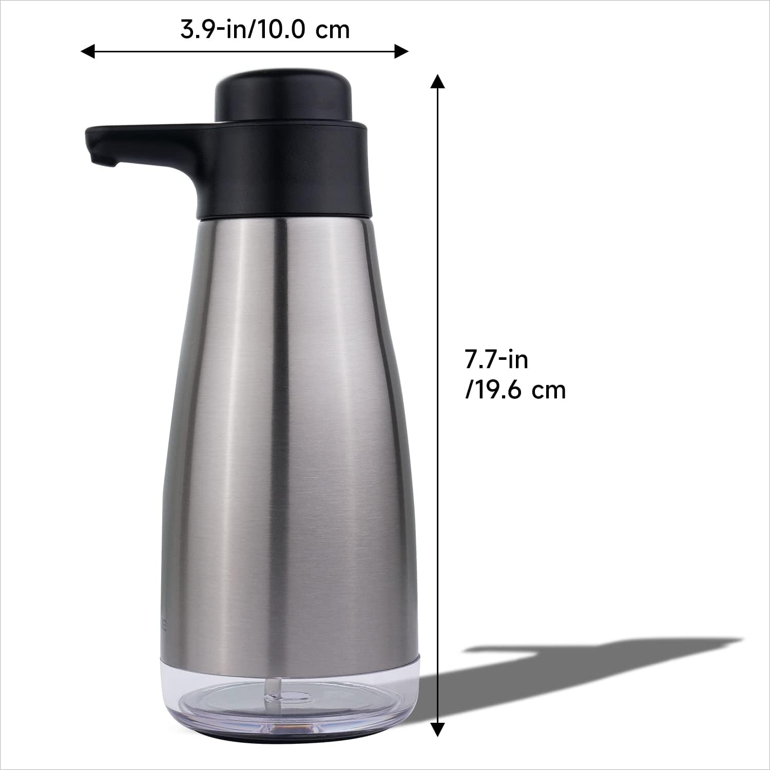 AIKE 15fl.oz Stainless Steel Liquid Soap Dispenser for Dish and Hand Soap - Image 7