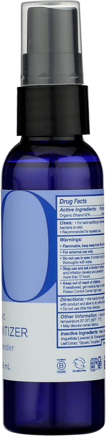 Hand Sanitizing Spray Organic Lavender EO 2 oz Liquid - Image 7