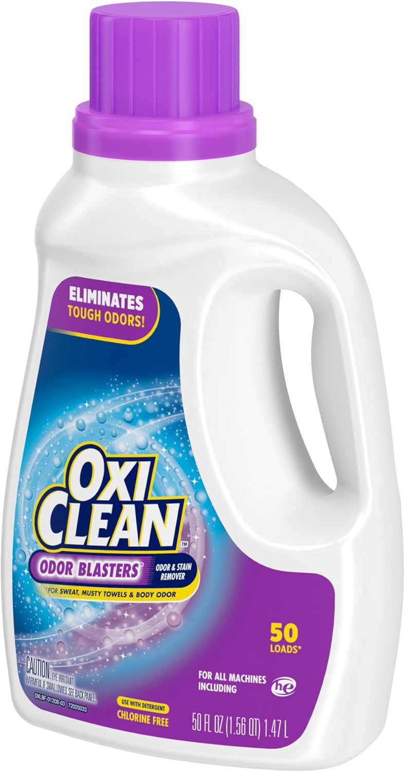 OxiClean Odor Blasters Odor and Stain Remover Laundry Booster Liquid, 50 fl oz - Image 15