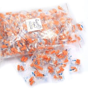 Quality Foam Earplugs 200 Pair – 32dB Noise Cancelling Soft High Decibel Ear Plugs for Noise Reduction Ear Protection Construction Loud Music Shooting Guns Work Safety Hearing Protection Ear Plugs
