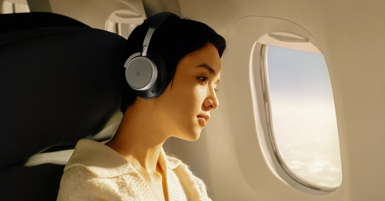 Bang & Olufsen Beoplay H100 Premium Wireless Active Noise Cancelling Over-Ear Headphones with Protective Carrying Case, Infinite Black - Image 9