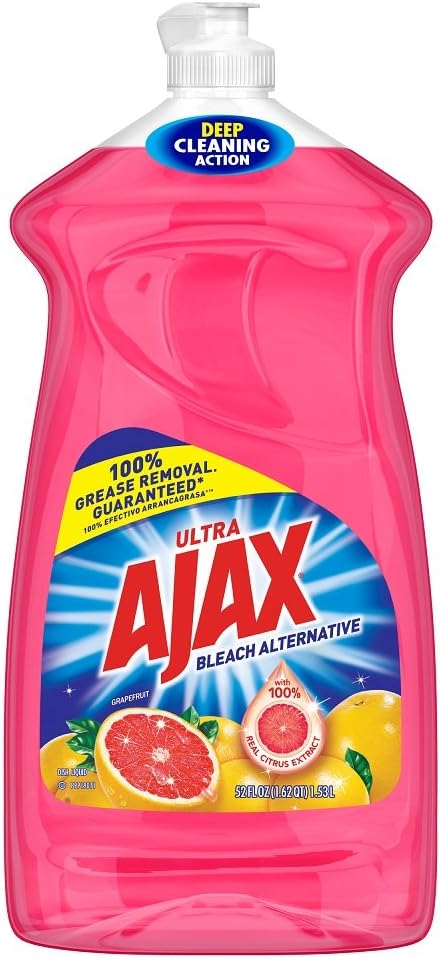 Ajax Bleach Alternative Grapefruit Dish Liquid, 52 fl oz (1) - Image 2