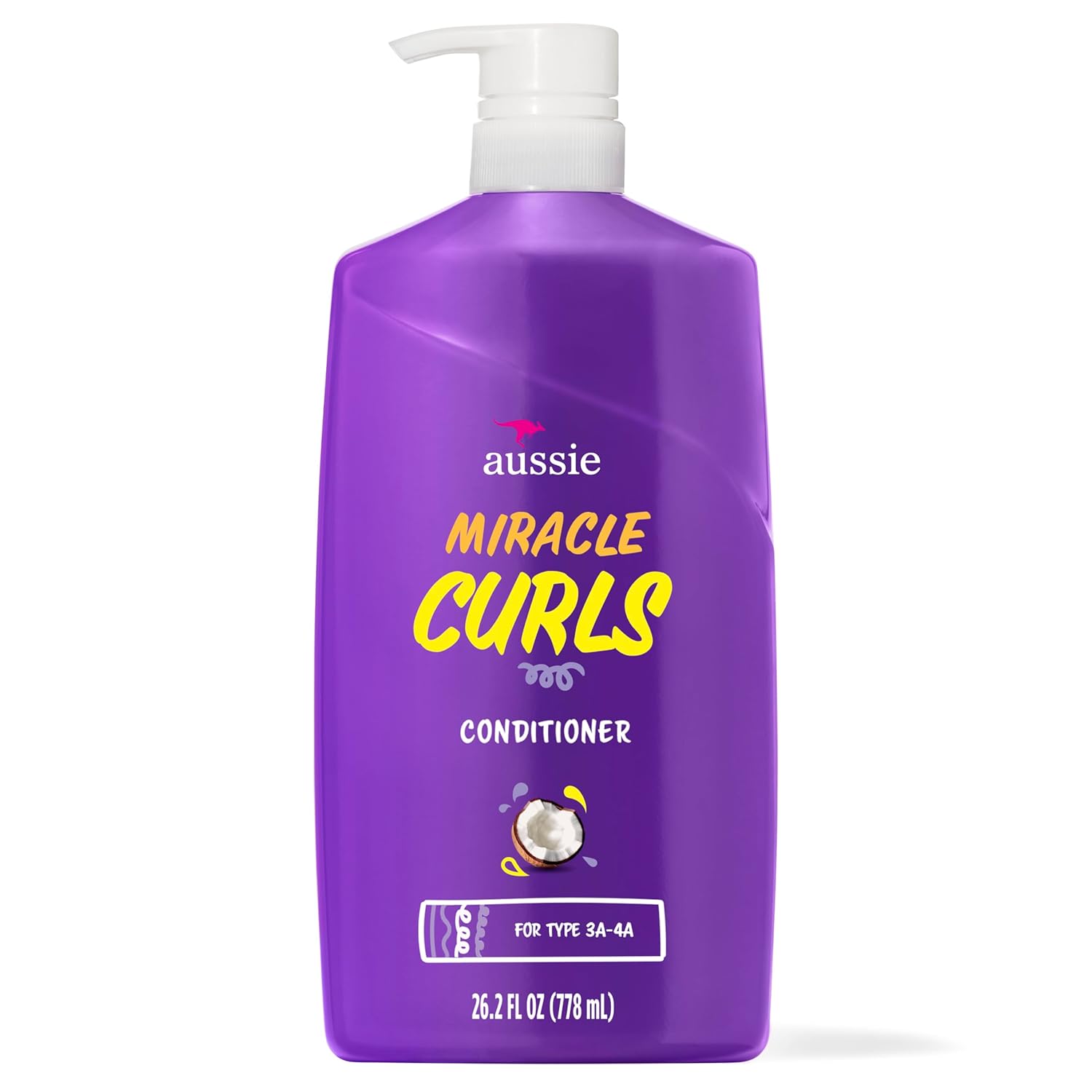Aussie Miracle Curls Conditioner with Coconut Oil, Paraben Free, 26.2 oz - Image 9