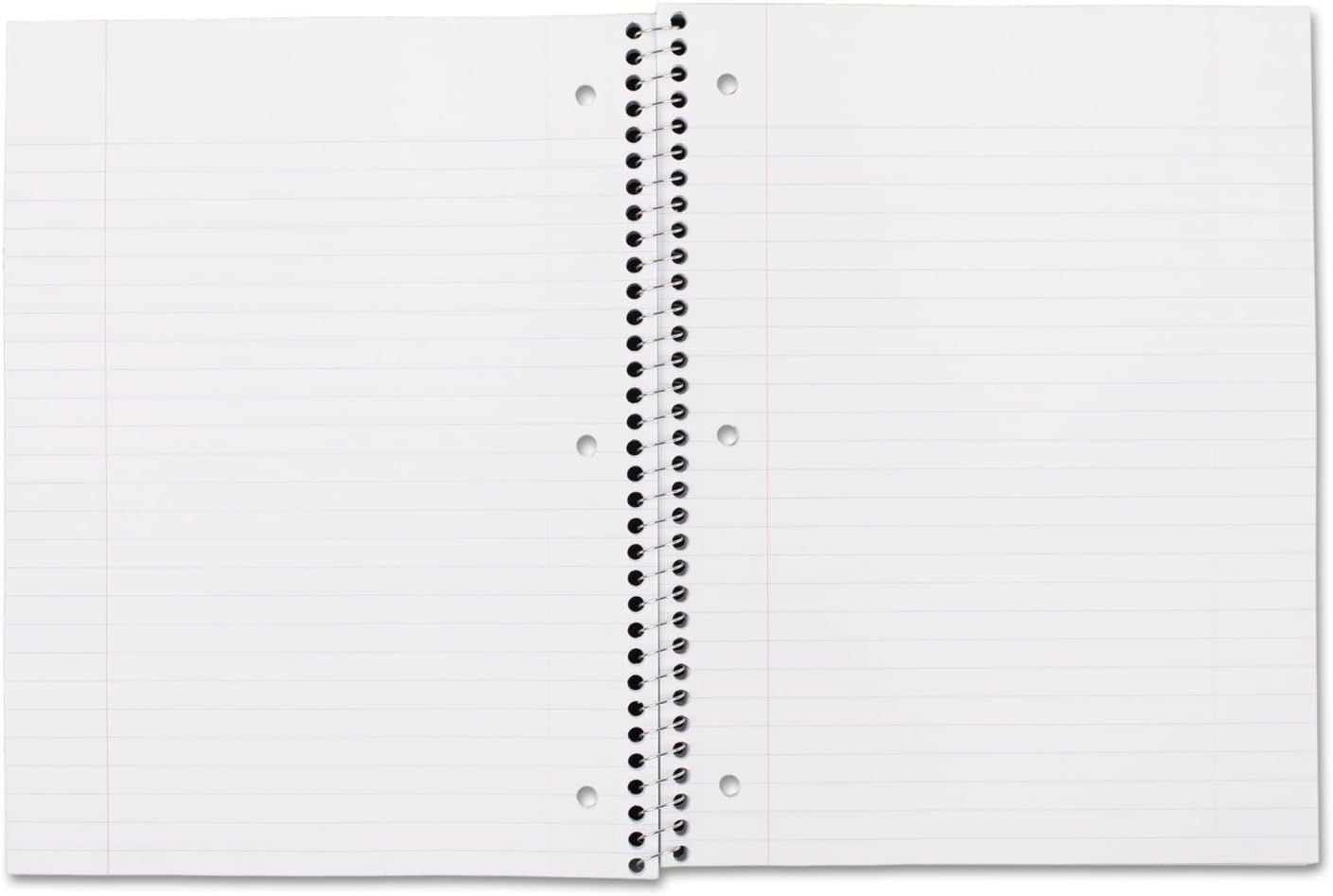 Mead Spiral Notebook, 1 Subject, Wide Ruled Paper, 100 Sheets, 10-1/2" x 8", Color Selected For You, 1 Count (05514) - Image 2