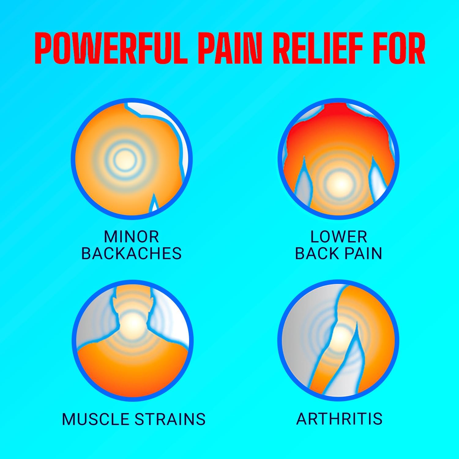 Icy Hot Original Pain Relief Patch, XL Size Comfortable Fabric Patches with Menthol 5%, Ice and Heat Contrast Therapy for Large Areas Including Backaches, Joints, Muscle Strains and Arthritis, 3 ct. - Image 4