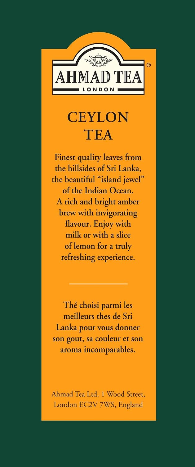 Ahmad Tea Black Tea, Ceylon Loose Leaf, 454g - Caffeinated & Sugar-Free (pack of 1) - Image 5