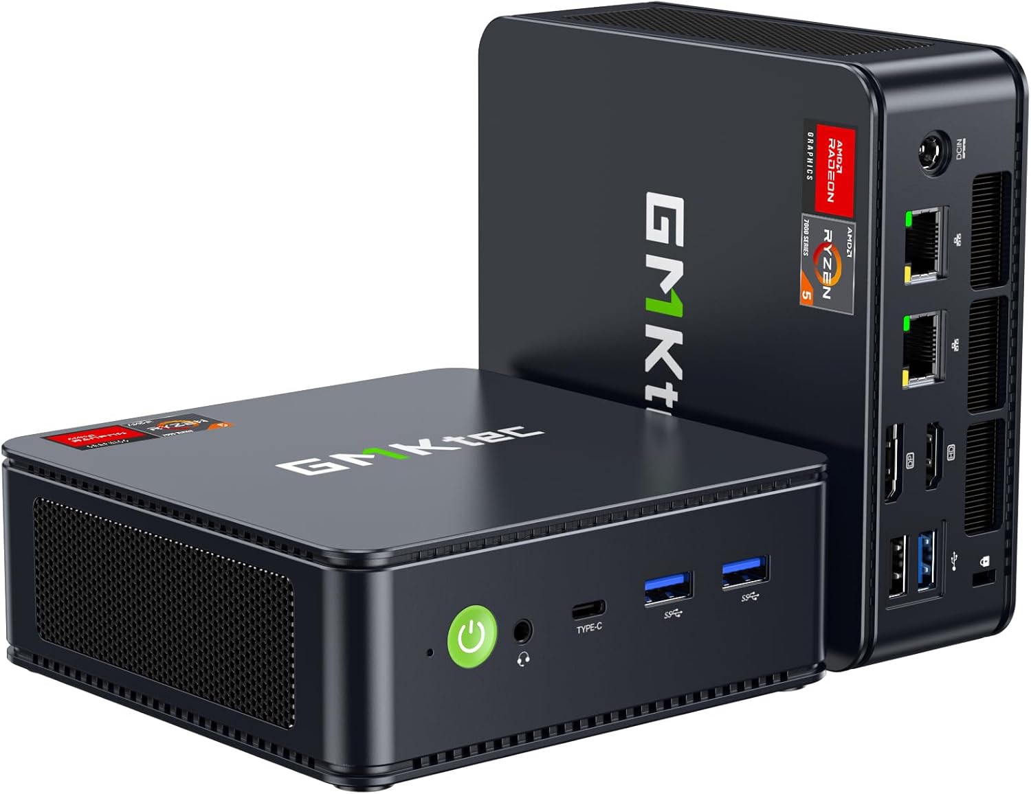 GMKtec Gaming Mini PC Ryzen 7640HS (Beats 6800H/6800U) 16GB DDR5 512GB NVMe SSD Dual NIC LAN 2.5GbE /WiFi 6E BT5.2 /USB4 Desktop Computers Office Home M6 Ultra - Image 2