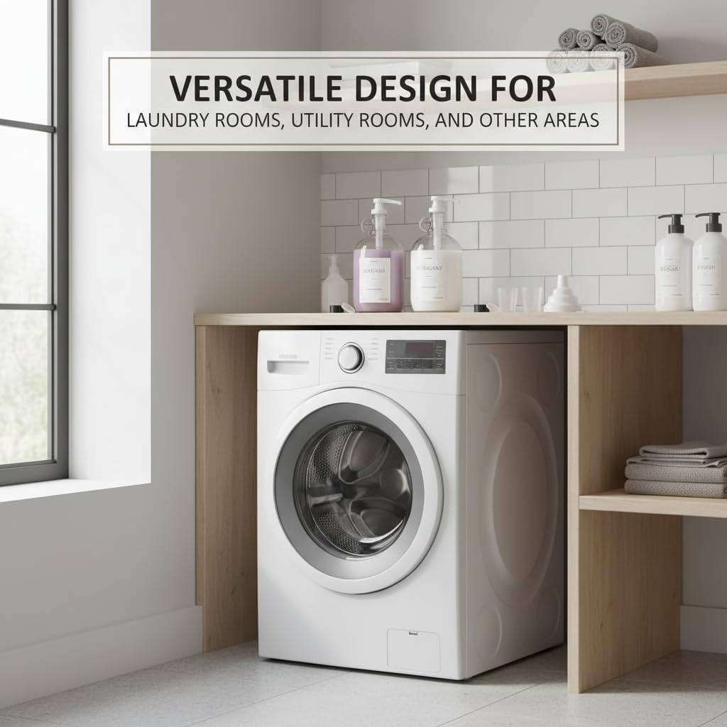 2 Pcs Glass Liquid Laundry Detergent Dispenser, Half Gallon Laundry Soap Dispenser for Laundry Room (64 oz. Each), Laundry Detergent Bottles with Pump Dispenser -Includes Labels, Funnel, Measuring Cup - Image 6