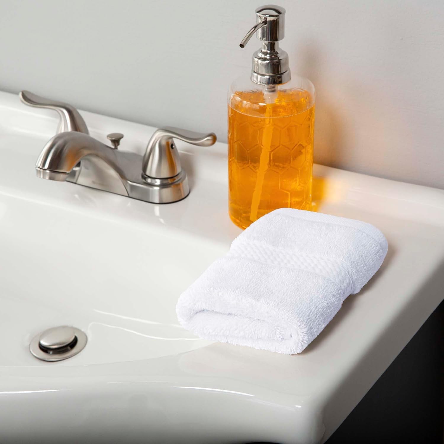 Superior Egyptian Cotton Plush & Absorbent, Face Towel Set of 6, | Quick Dry, Soft Luxury Towel Set, Bath Essentials for Bathroom, Guest Bath, Spa, 2 Piece Face, Madeline Towels - Image 5