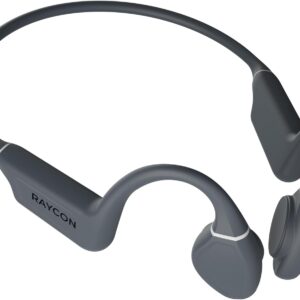 Raycon Bone Conduction Headphones Bluetooth – Open Ear Running Headphones, Sweat & Water-Resistant Earbuds with Mic for Sports & Workouts, 13hr Playtime (Gray)