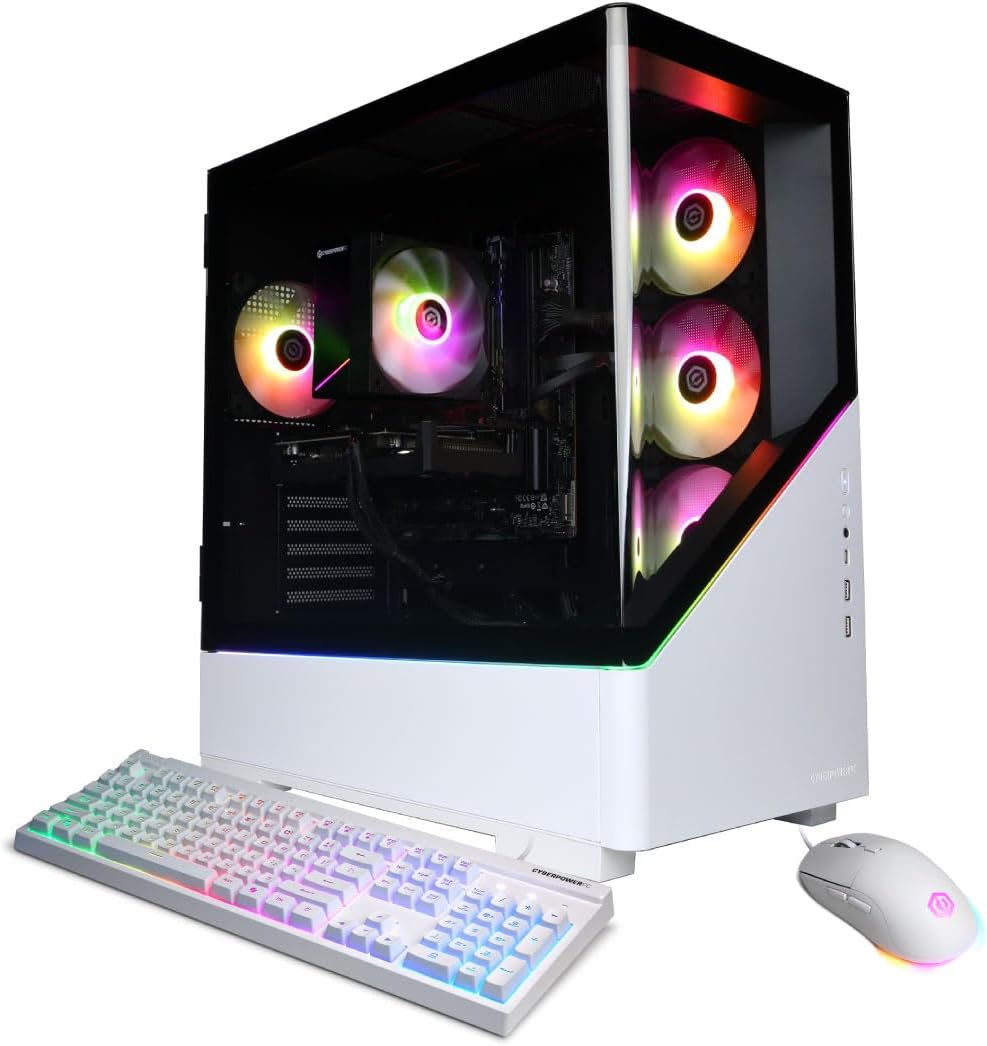 CyberPowerPC Gamer Xtreme Gaming PC, Intel Core i7-14700F 2.1GHz, GeForce RTX 5060 Ti 8GB, 16GB DDR5, 1TB PCIe 4.0 SSD, WiFi Ready & Windows 11 Home (GXiVR8040A19) - Image 2