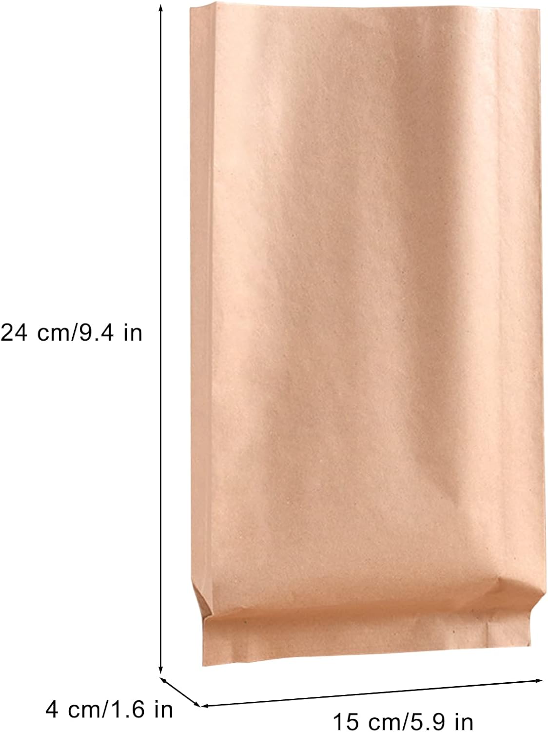 Disposable Paper Bag, 100 Pack Sanitary Napkin Disposal Bags, Feminine Hygiene Disposal Bags, Kraft Paper Bag, Sturdy and Waterproof, Suitable for Sanitary Napkins, Gift Bags - Image 7