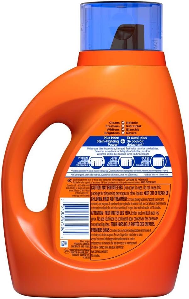 Tide Liquid Laundry Detergent, Ultra Stain Release, 46 Ounce - Image 4