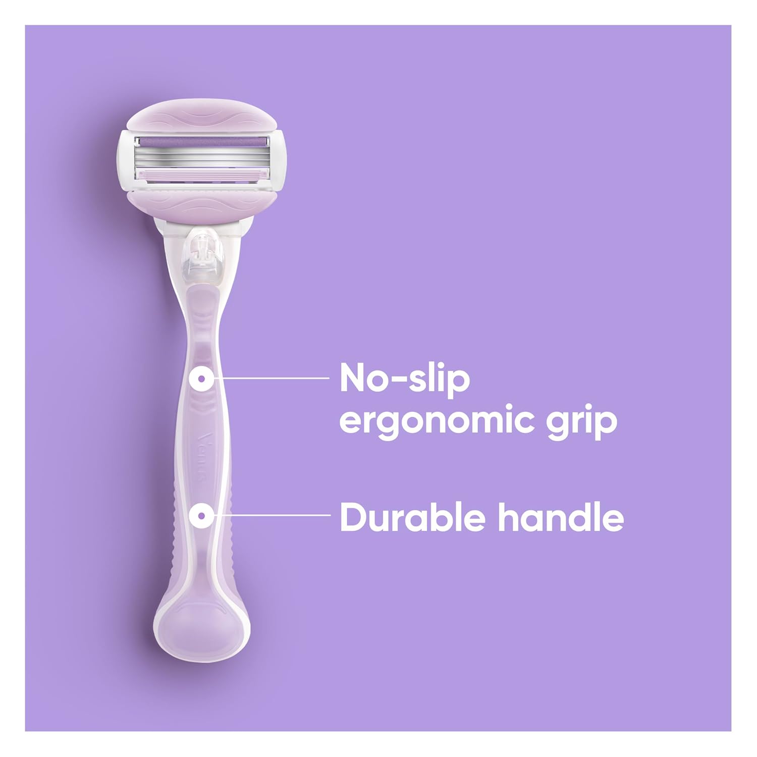 Gillette Venus ComfortGlide Freesia Women's Razor - 1 handle + 2 refills - Image 9