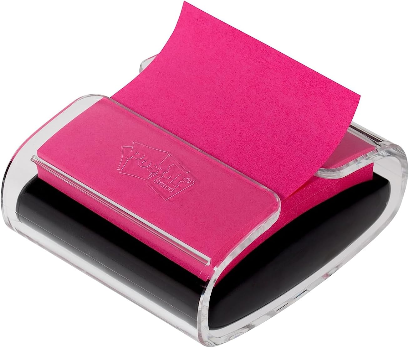 Post-it Pop-up Notes Dispenser, 3x3 in, Black Base Clear Top, Pack Includes Dispenser and a 45-Sheet Pad of Pop-up Notes (WD-330-BK) - Image 5