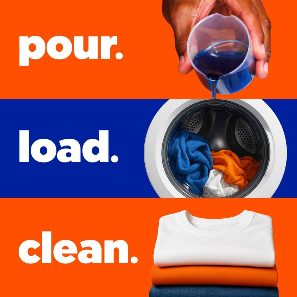 Tide Laundry Detergent Liquid, Original Scent, 80 Loads, 105 FL OZ, Works on 100% of Common Stains, Laundry Soap, Liquid Laundry Detergent - Image 11