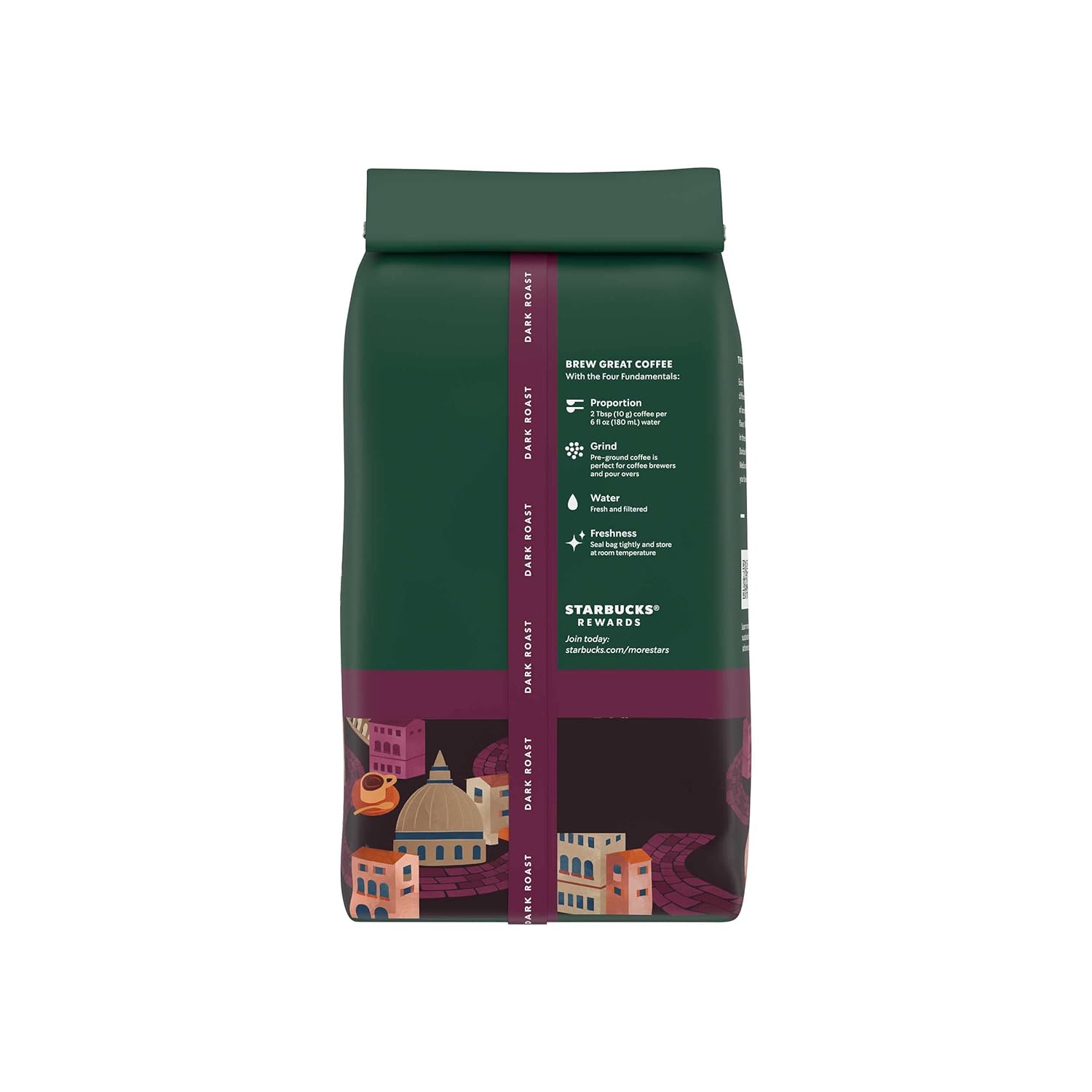 Starbucks Ground Coffee, Dark Roast Coffee, Italian Roast, 100% Arabica, 1 bag (18 oz) - Image 8