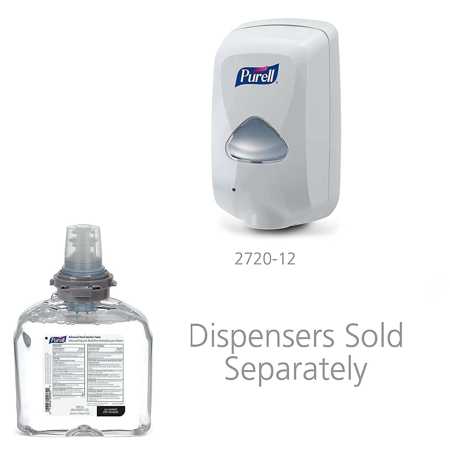 Purell Advanced Hand Sanitizer Foam, Clean Scent, 1200 mL Hand Sanitizer Foam Refill for Purell TFX Touch-Free Dispenser (Pack of 2) - 5392-02 - Image 5