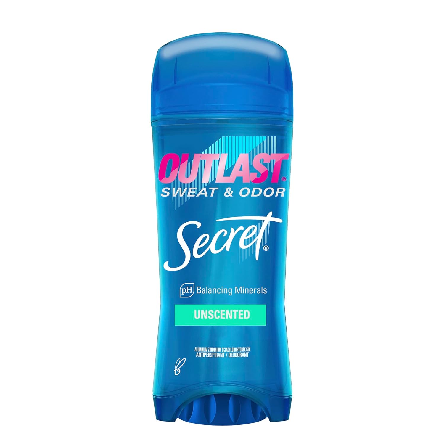 Secret Outlast Antiperspirant Deodorant for Women, 72hr Sweat & Odor Protection, PH Balancing Minerals, Clear Gel, Unscented 3.4 oz - Image 2